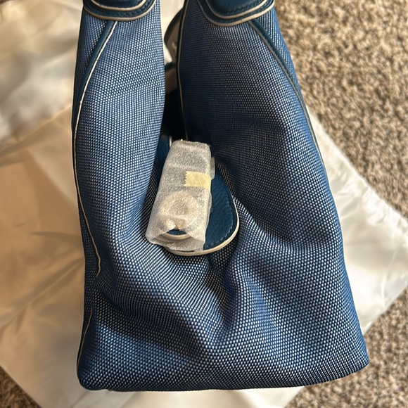 l 🎉NWT Coach DENIM Edie Carriage Embossed 🩵💙 - Picture 2 of 10